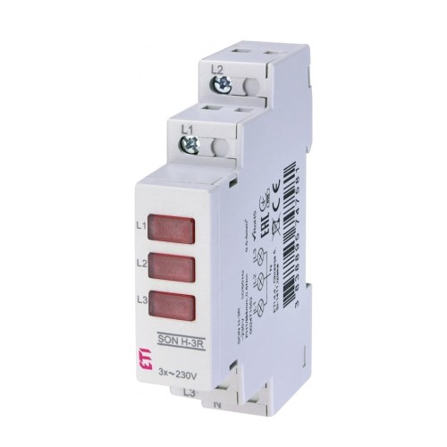 ETI Luz Indicadora 3 Triplo Indicador de Presença de Tensão GPV-401-117