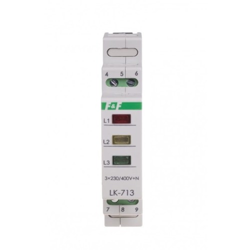 F&F Filipowski Indicador de Sinal 3×230V+N 3xLed GPV-401-121