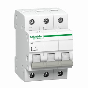 Schneider Electric Seccionador isolador trifásico 3P 63A 500V AC Acti9