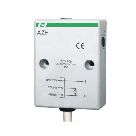 F&F Filipowski Interruptor crepuscular 10A 230V 2-1000 Lux IP65 GPV-401-140