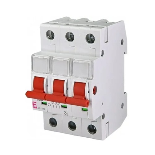 ETI Seccionador Isolador Trifásico 3P 63A 400V AC GPV-401-150