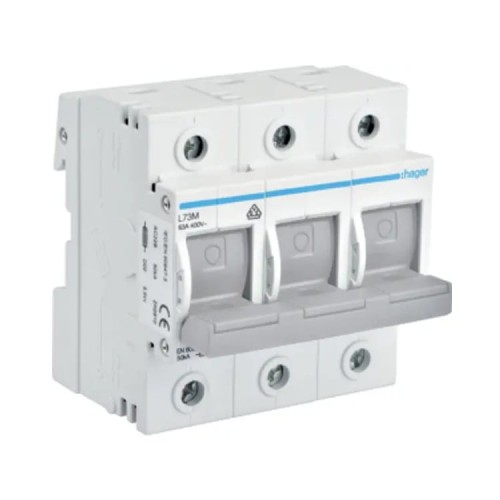 Hager Seccionador Fusível 3P 63A D02 GPV-401-151