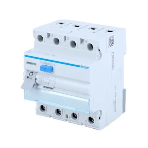 Hager Disjuntor Diferencial 3P+N 40A 30mA Tipo A GPV-401-171