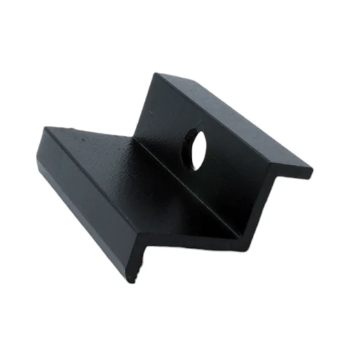 Grampo de extremidade H32 alumínio 6060 furo M8 pintado PV-03-31