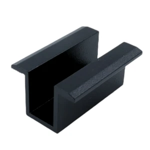 Grampo intermediário H24 alumínio 6060 furo M8 pintado