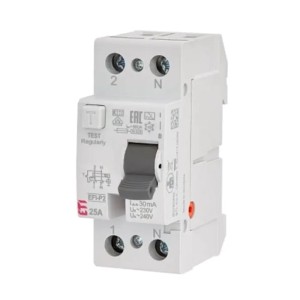 Interruptor de corrente residual ETI 2P 40A 30mA Tipo AC