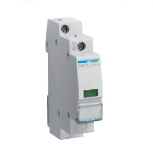 Hager Lâmpada de sinalização LED verde 230V AC