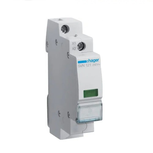 Hager Lâmpada de sinalização LED verde 230V AC GPV-401-195