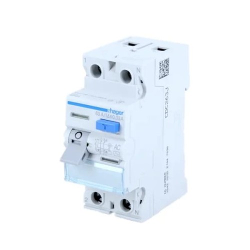 Hager Disjuntor Diferencial 1P+N 25A 30mA Tipo A GPV-401-198
