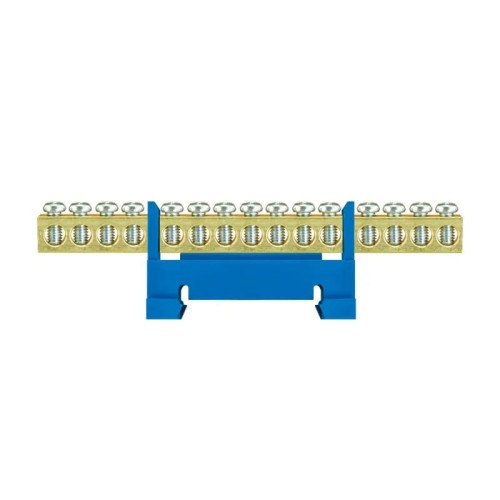 Pawbol Barra Neutra, Terminal para Trilho -15 Azul - Base Baixa GPV-401-201