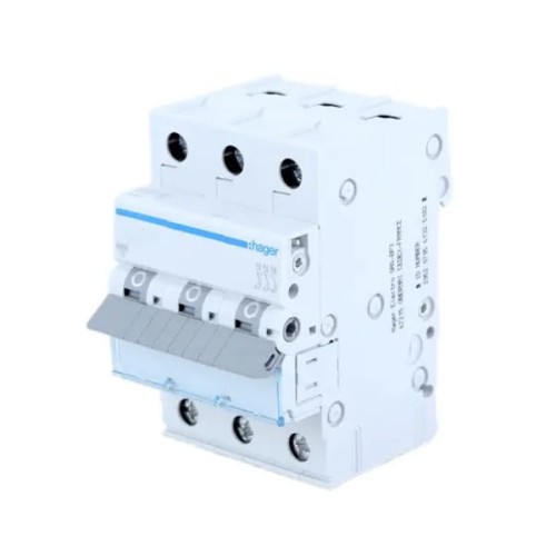 Disjuntor de sobreintensidade Hager B 40A 3P 6kA GPV-401-206
