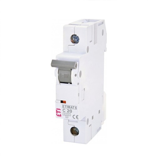 Disjuntor ETI C 20A 1P 6kA GPV-401-211
