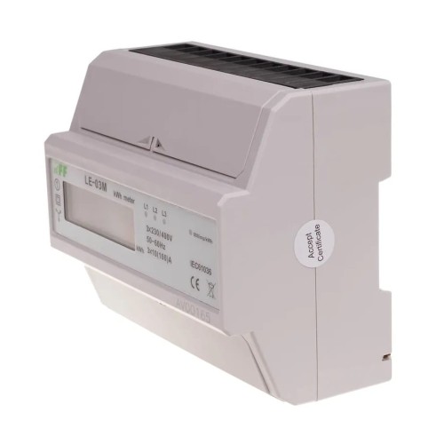 F&F FILIPOWSKI Contador de eletricidade trifásico 100A LE-03M GPV-401-215 (2)