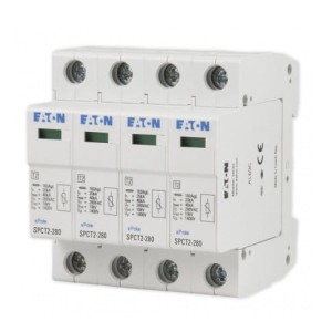 Eaton Dispositivo de proteção contra surtos Tipo 2 (C) 4P 20kA 1,4kV