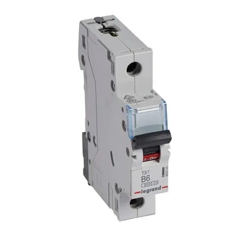 Legrand Disjuntor B 6A 1P 6kA S 301 TX3 GPV-401-234