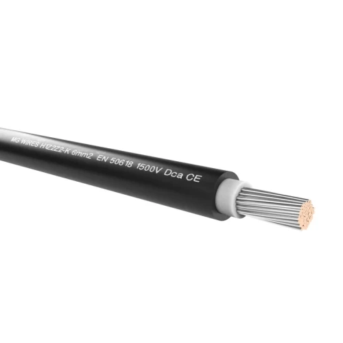 Cabo Solar DC 1x4mm2 Preto MG Wires Classe D - CPR PV-200-dc1x4-01 (2)