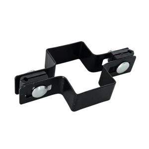 Braçadeira intermédia para painéis de vedação 40x60 preto