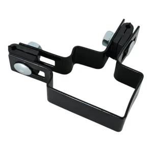 Braçadeira de canto para painéis de vedação 40x60 mm preta