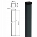 Poste de vedação 80x80x2 mm, comprimento 2,4 m, cinzento antracite GPV-700-73 (3)