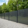 Poste de vedação 80x80x2 mm, comprimento 2,4 m, cinzento antracite GPV-700-73 (6)