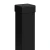 Poste de vedação 80x80x2 mm, comprimento 2,4 m, preto GPV-700-74 (1)