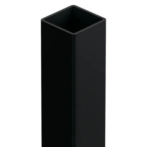 Poste de vedação 80x80x2 mm, comprimento 2,4 m, preto GPV-700-74 (2)