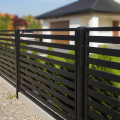 Poste de vedação 80x80x2 mm, comprimento 2,4 m, preto GPV-700-74 (4)