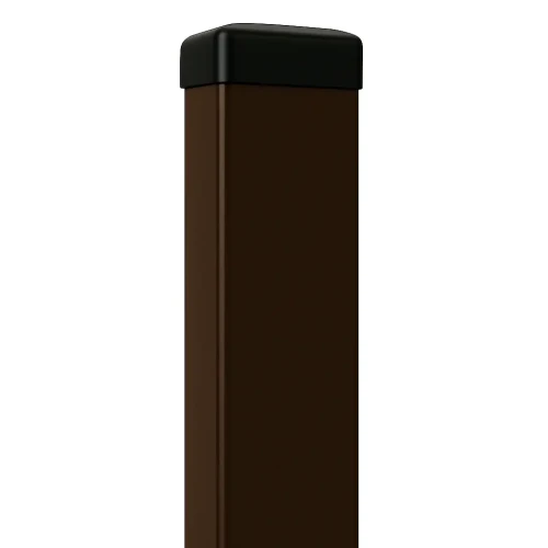 Poste de vedação 60x40x1,2 mm, comprimento 2,4 m, castanho GPV-700-68 (1)