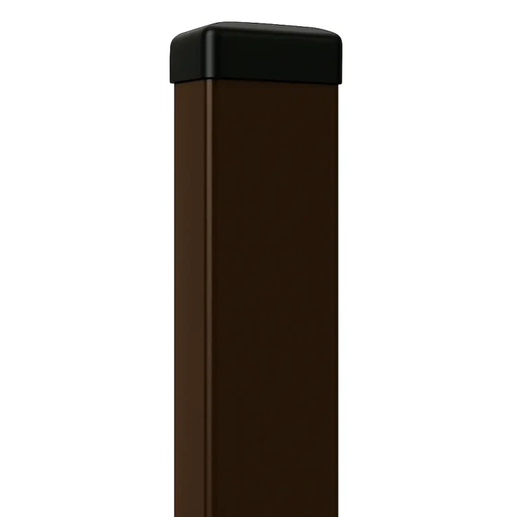Poste de vedação 60x40x1,2 mm, comprimento 2,4 m, castanho GPV-700-68 (1)