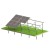 Estrutura de solo fotovoltaica Ultra Strong 16 painéis - Sistema de montagem N2V GPV-N2V-US16 (1)