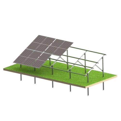 Estrutura de solo fotovoltaica Ultra Strong 16 painéis - Sistema de montagem N2V GPV-N2V-US16 (1)