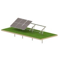 Kit Solar T1V Ultra Strong – estrutura fotovoltaica de solo para 6 painéis