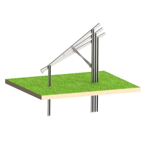 Estrutura de solo fotovoltaica Strong 12 painéis - Sistema de montagem N2V GPV-N2V-S12 (2)