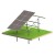 Kit Solar N2V Light – estrutura fotovoltaica de solo para 8 painéis GPV-N2V-L8 (1)