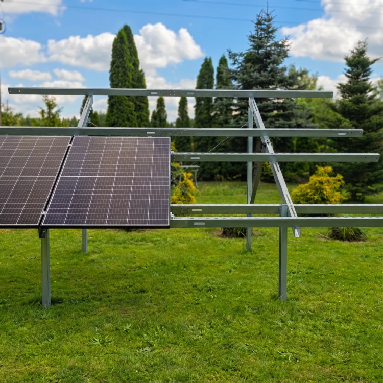 Kit Solar N2V Light – estrutura fotovoltaica de solo para 8 painéis GPV-N2V-L8 (8)