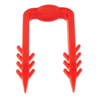 Grampo de um dedo vermelho 50mm 250 unidades