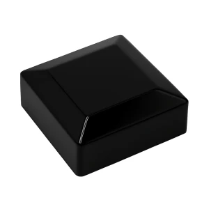 Tampa de cobertura para poste de vedaçao 80x80 preto
