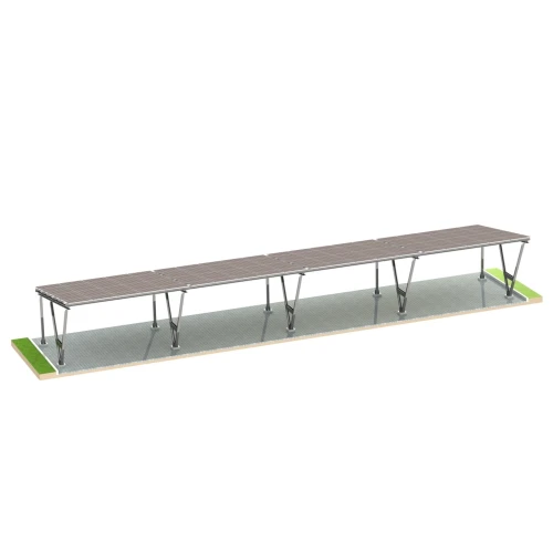 Cobertura fotovoltaica VICA para 8 veículos 4x2 modulos Carport GPV-105-08 (2)