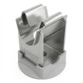 Poste baixo para arame com base de plástico h=20mm aço inoxidável resistente a ácidos 000-149 (1)