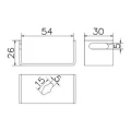 Suporte para fita de aterramento B até 50x4mm aço galvanizado galvanicamente 000-172 (2)
