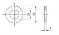 Anilha M24 DIN 125 A2 140 HV 25 - 100 peças 000-166 (2)