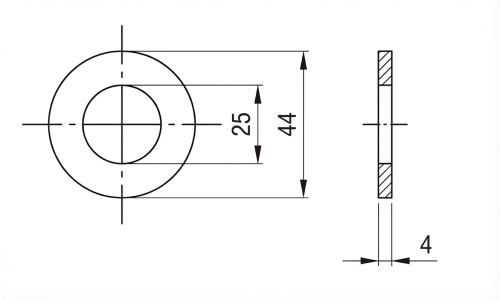 Anilha M24 DIN 125 A2 140 HV 25 - 100 peças 000-166 (2)