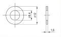 Anilha M6 DIN 125 A4 140 HV 6,4 - 1000 peças 000-174 (2)
