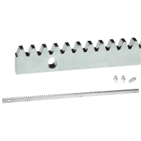 Cremalheira de aço para portões corredores autoportantes L1000X8