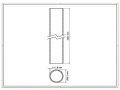 Poste de vedação Fi 48,3x1,5, comprimento 2,3 m, grafite RAL 7016 000-227 (2)