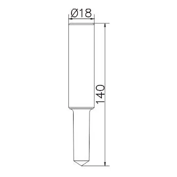 Martelo manual para varetas de terra (galvanizado a quente) 18x140mm PV-24-02 (2)