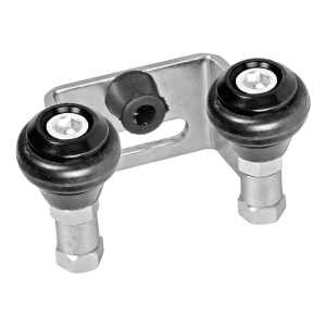 Suporte de portão 40 com rolos de borracha