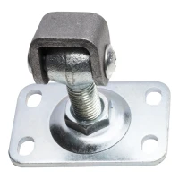 Dobradiça regulável com chapa retangular M16 85x55 mm