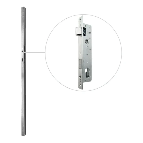 Poste 40x40x1,5x1500 mm com cassete e fechadura 90/20 000-251 (2)