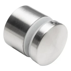 Fixação pontual para vidro fi 50/30/M10x45, vidro 8-21,52 mm, AISI 304, sistema plano, acetinado